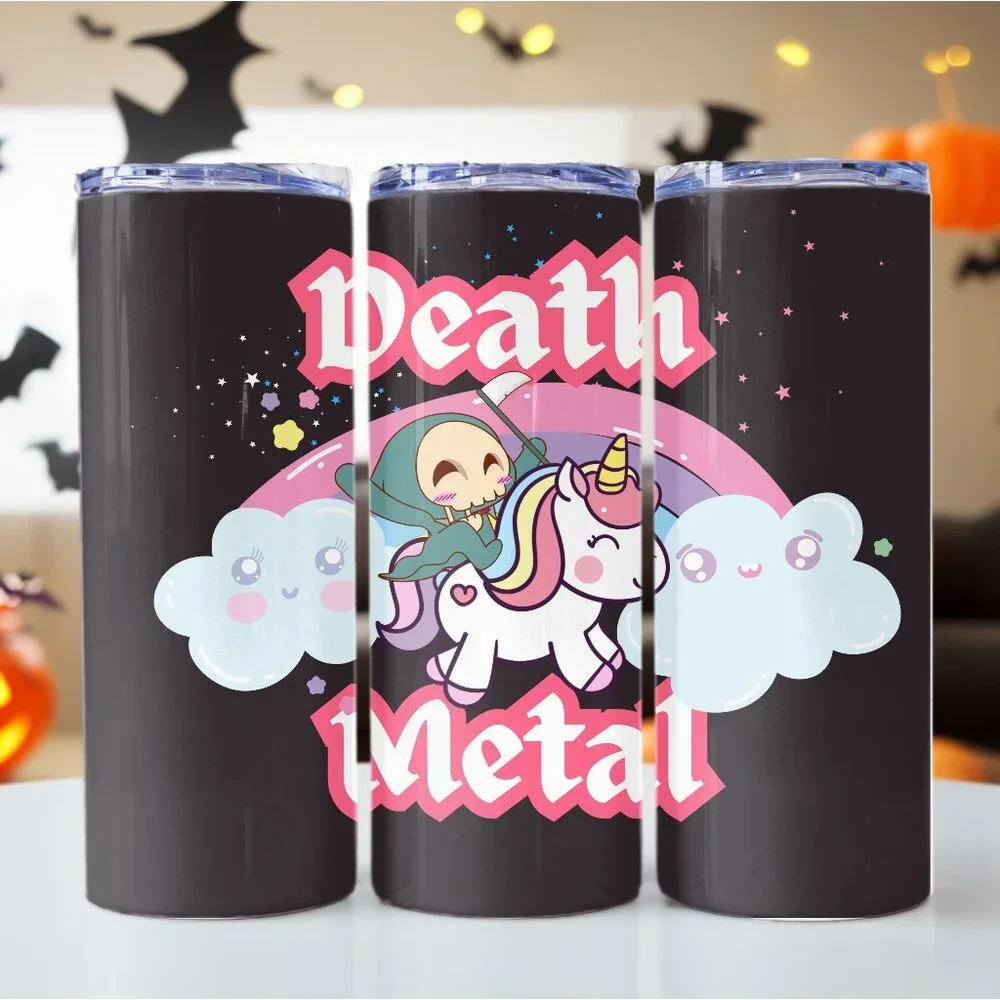Death Metal Insulated Tumbler